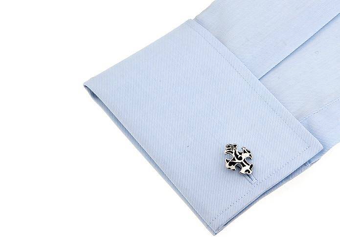 Knights Templar Commandery Cufflink - Medieval Motif Cross