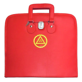 Royal Arch Chapter Apron Case - Red Triple Tau MM, WM, Provincial