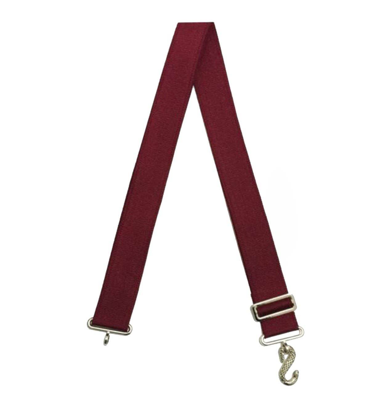 Masonic Apron Belt Extender - Red Belt with Silver/Gold Clasp