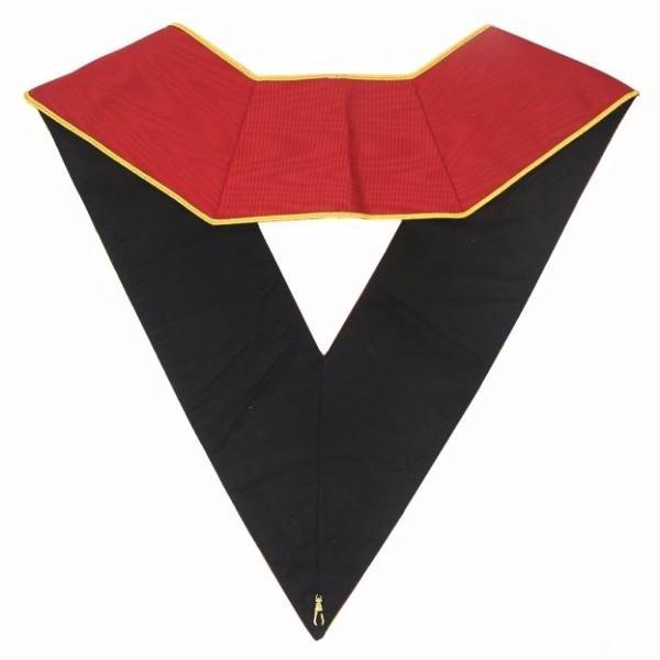 18th Degree Scottish Rite Collar - Red Moire Latin Cross