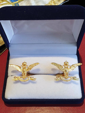 Scottish Rite Cufflinks – Double Headed Eagle - Bricks Masons
