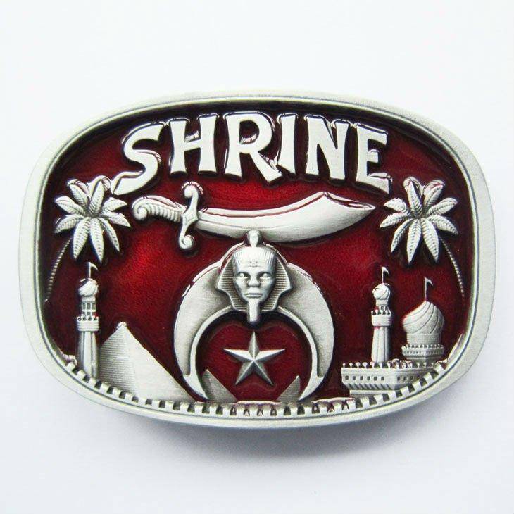 Shriners Belt - Red - Bricks Masons