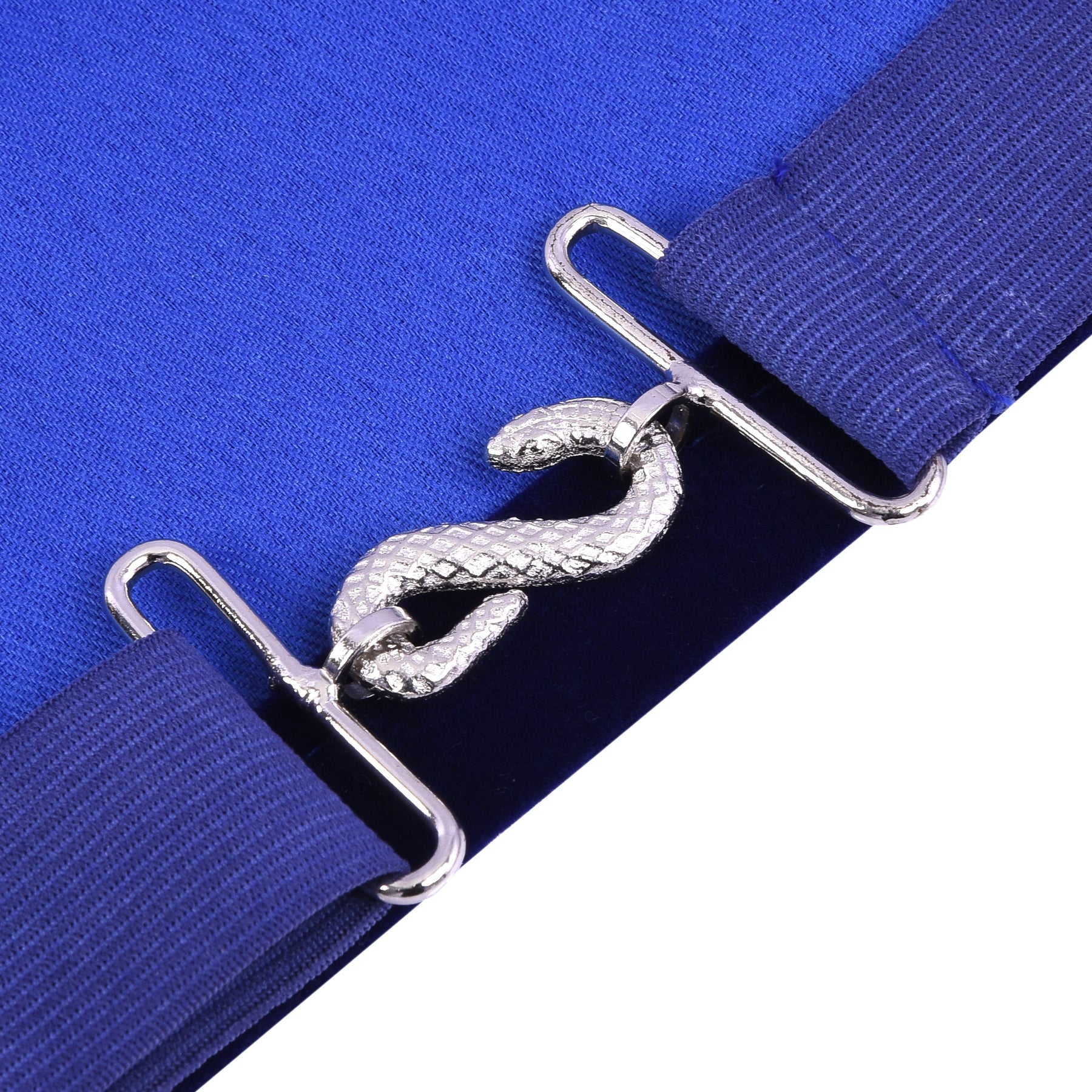 Worshipful Blue Lodge Officer Apron - Royal Blue with Wreath - Bricks Masons