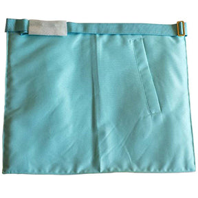 Worshipful Master Past Master Blue Lodge Canada Regulation Apron - Sky Blue Moire - Bricks Masons