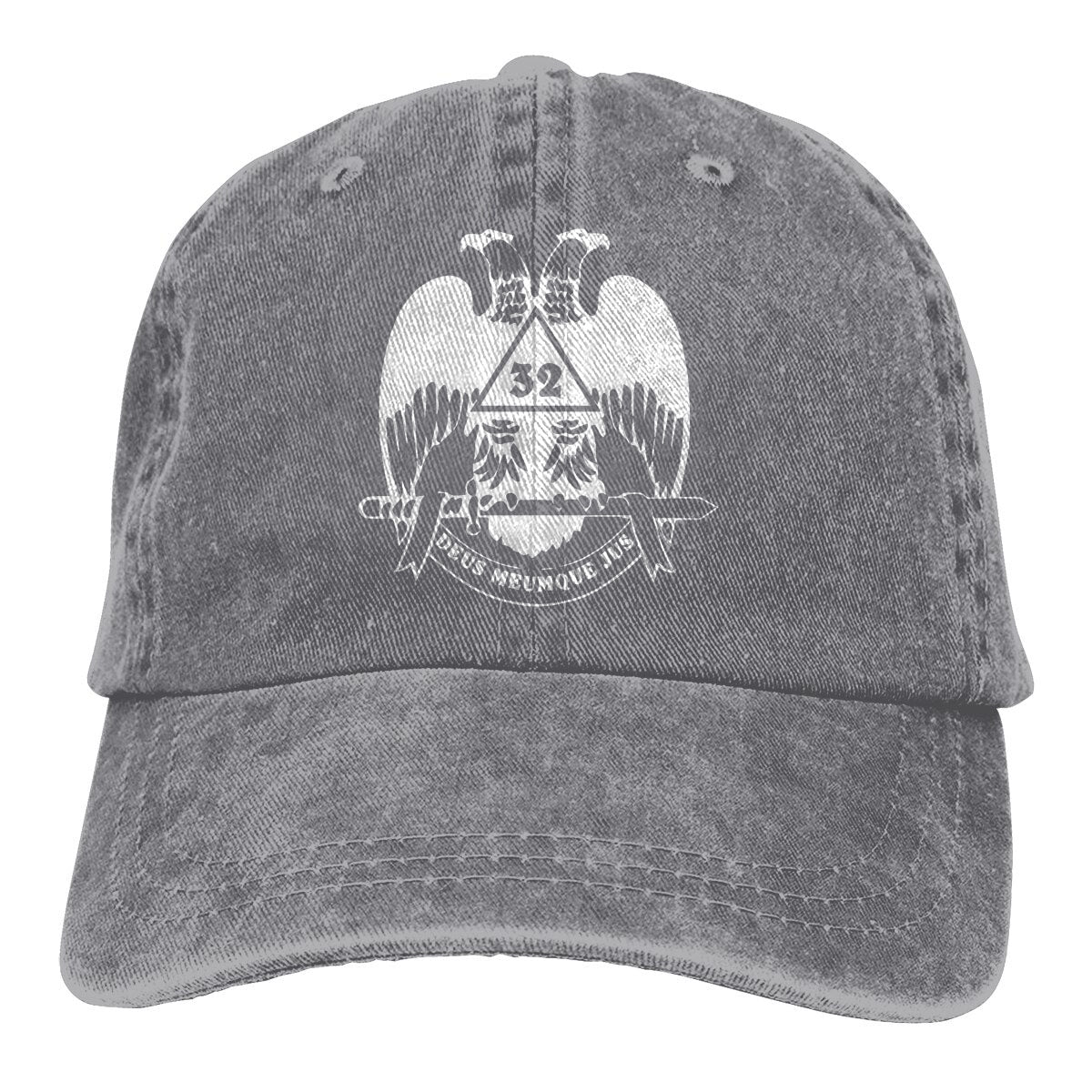 32nd Degree Scottish Rite Baseball Cap - Wings Down Various Colors - Bricks Masons