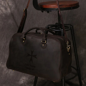 Order Of Malta Travel Bag - (Dark Brown/Camel) - Bricks Masons