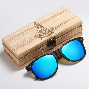 Past Master Blue Lodge California Regulation Sunglasses - UV Protection - Bricks Masons