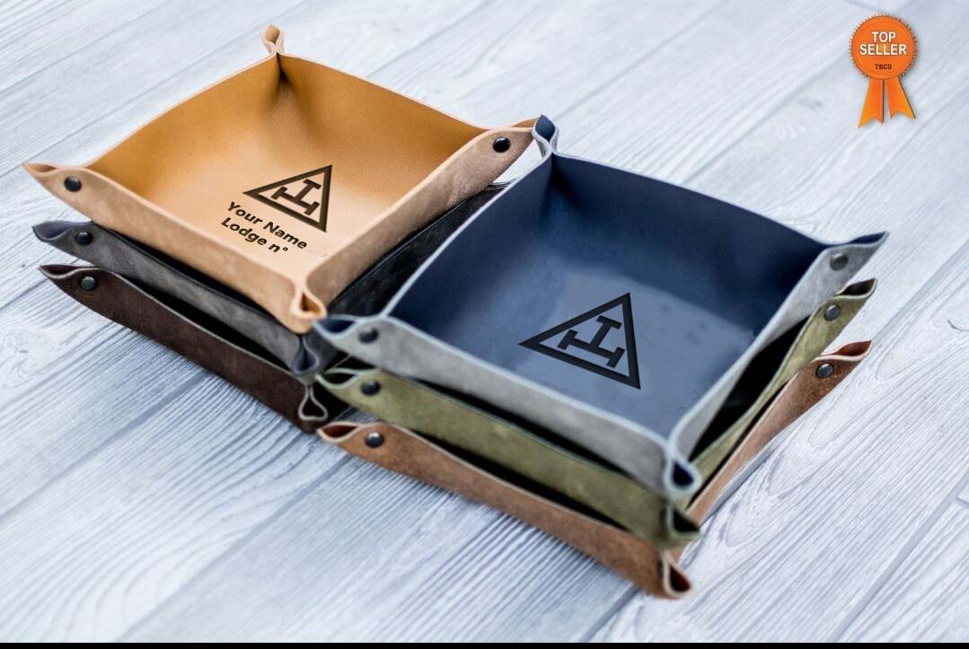 Royal Arch Chapter Valet Tray - Various Colors - Bricks Masons