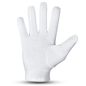 33rd Degree Scottish Rite Glove - White Pure Cotton - Bricks Masons