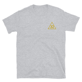 32nd Degree Scottish Rite T-Shirt - Various Colors - Bricks Masons