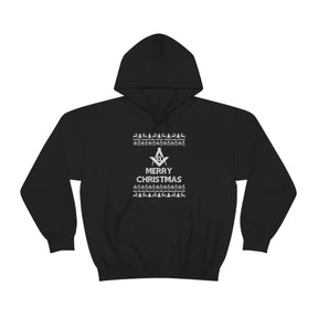 Master Mason Blue Lodge Hoodie - Ugly Merry Christmas - Bricks Masons