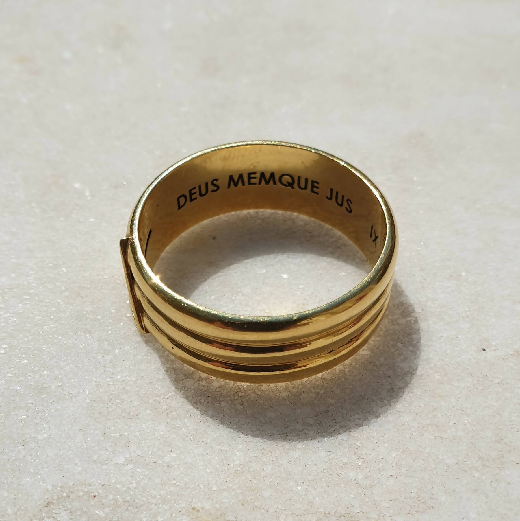 33rd Degree Scottish Rite Ring - 9K Gold - Bricks Masons