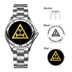 Royal Arch Chapter Wristwatch - Stainless Steel - Bricks Masons