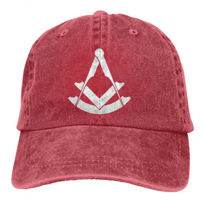 Past Master Blue Lodge Baseball Cap - Various Colors - Bricks Masons