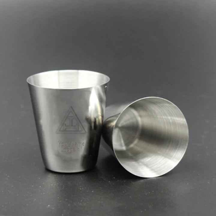 Royal Arch Chapter Cups - Stainless Steel - Bricks Masons