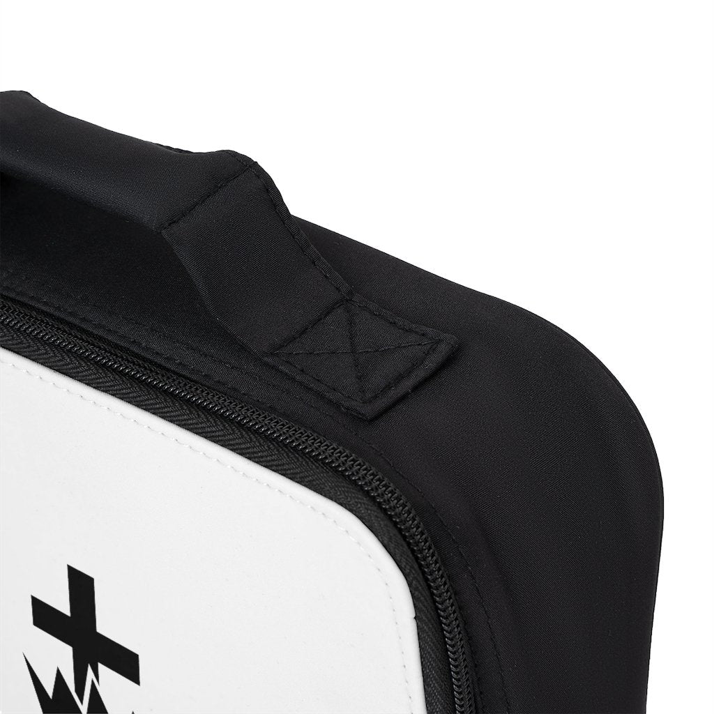 Knights Templar Commandery Lunch Bag - Black & White - Bricks Masons