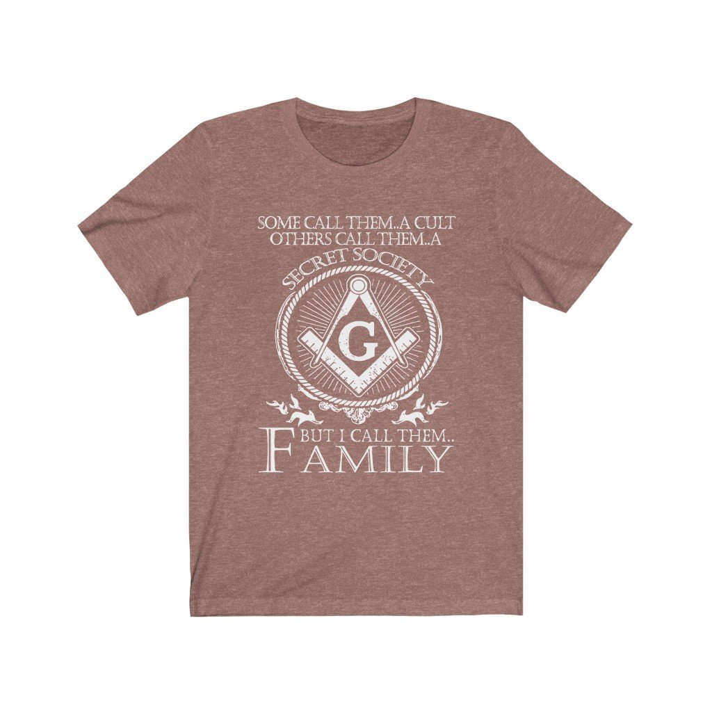 Masonic T-Shirt - They Are Family - Bricks Masons