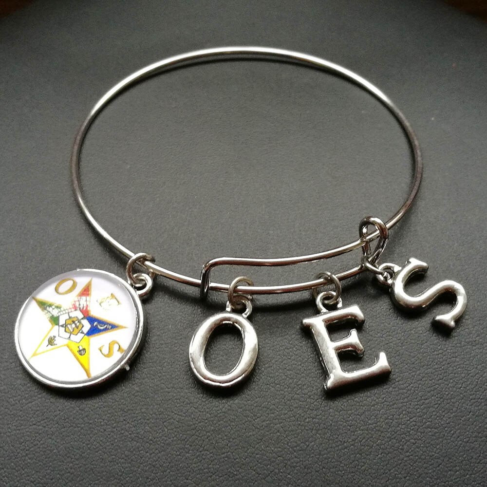 OES Bracelet - Silver - Bricks Masons