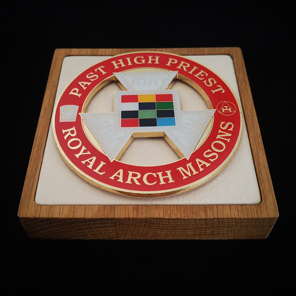 Past High Priest Royal Arch Chapter Car Emblem - 3" - Bricks Masons