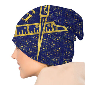 Master Mason Blue Lodge Beanie - Blue & Gold - Bricks Masons