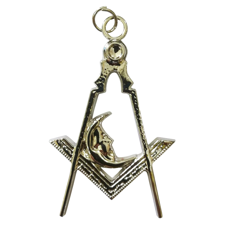 Masonic Regalia Silver Collar Jewel - Junior Deacon - Bricks Masons