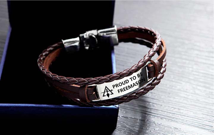 Council Bracelet - Black & Brown - Bricks Masons
