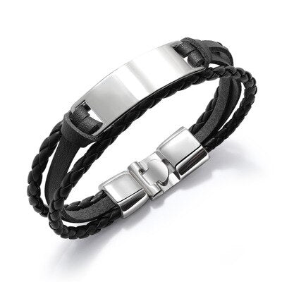 Council Bracelet - Black & Brown - Bricks Masons