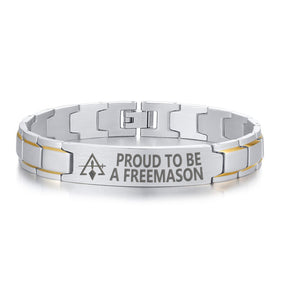 Council Bracelet - Stainless Steel - Bricks Masons
