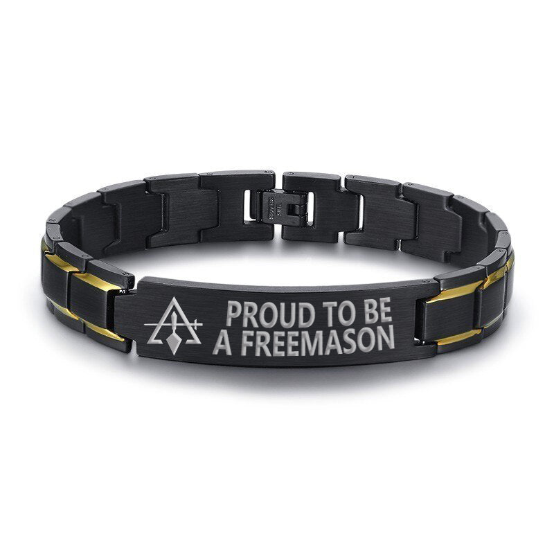 Council Bracelet - Stainless Steel - Bricks Masons