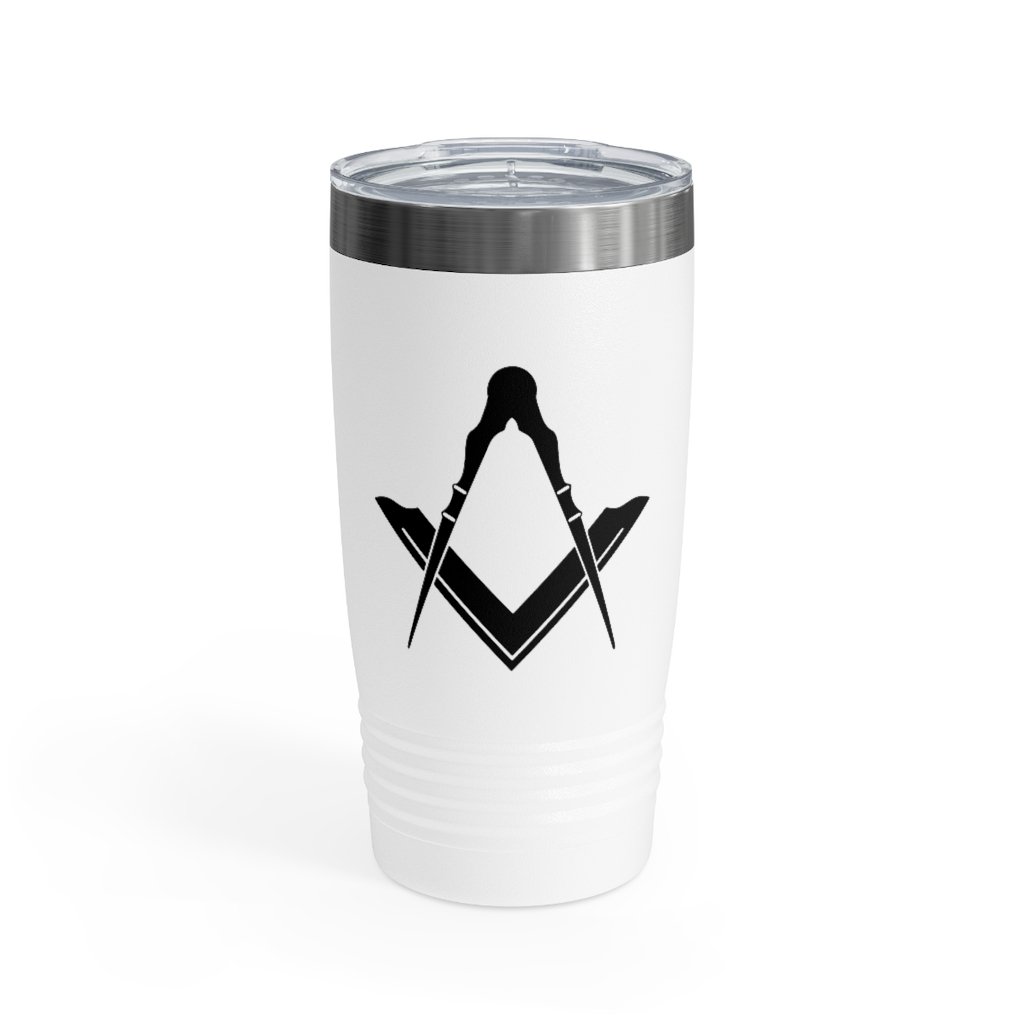 Master Mason Blue Lodge Ringneck Tumbler - 20oz Square & Compass - Bricks Masons