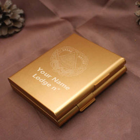 Grand Master Blue Lodge Cigarette Case - Various Colors - Bricks Masons