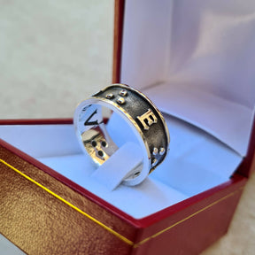 Knights Templar Commandery Ring - 925K Sterling Silver - Bricks Masons
