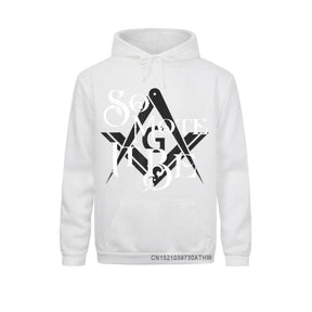 Master Mason Blue Lodge Hoodie - "So Mote It Be" Square and Compass G - Bricks Masons