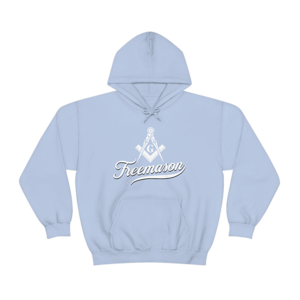 Master Mason Blue Lodge Hoodie - Square and Compass G Freemason - Bricks Masons