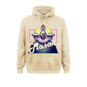 Master Mason Blue Lodge Hoodie - Square & Compass G (Multiple Colors) - Bricks Masons