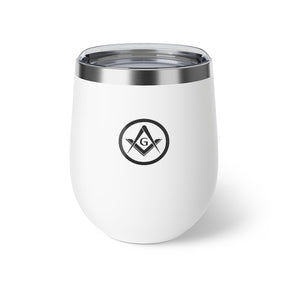Master Mason Blue Lodge Vacuum Cup - Square & Compass G Various Colors - Bricks Masons