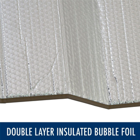 Master Mason Blue Lodge Windshield Cover - (Gold/White) - Bricks Masons