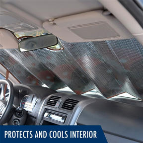 Master Mason Blue Lodge Windshield Cover - (Gold/White) - Bricks Masons