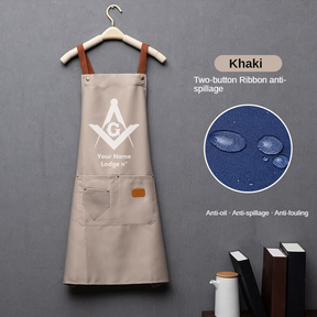 Master Mason Blue Lodge Work Apron - Various Colors - Bricks Masons