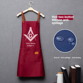 Master Mason Blue Lodge Work Apron - Various Colors - Bricks Masons