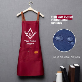 Master Mason Blue Lodge Work Apron - Various Colors - Bricks Masons