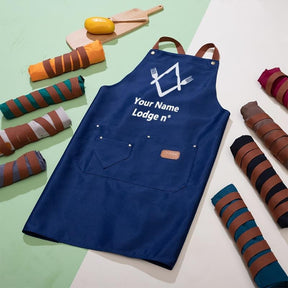 Master Mason Blue Lodge Work Apron - Various Colors - Bricks Masons