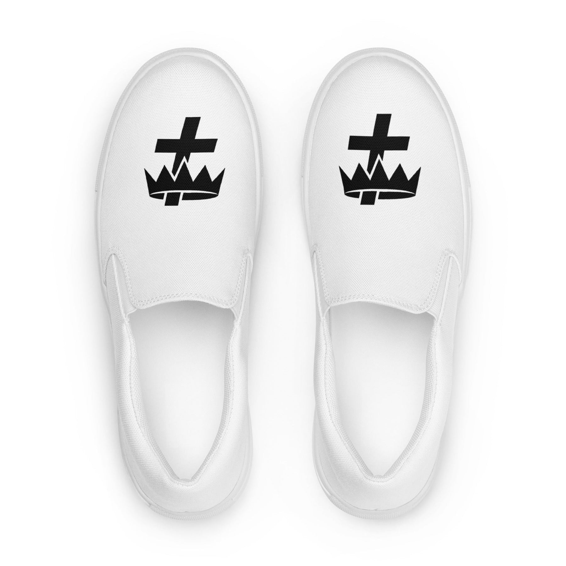 Knights Templar Commandery Sneaker - Slip-on Canvas - Bricks Masons