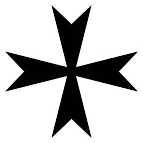 Order Of Malta Commandery Car Armrest - Various Sizes - Bricks Masons