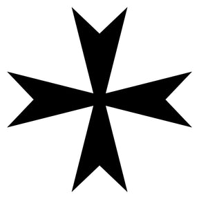 Order Of Malta Commandery Pen - Various Metal Colors - Bricks Masons