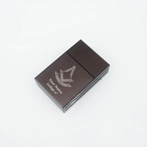 Past Master Blue Lodge Cigarette Case - Various Colors - Bricks Masons