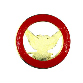 32nd Degree Scottish Rite Car Emblem - Wings Up Design Medallion - Bricks Masons