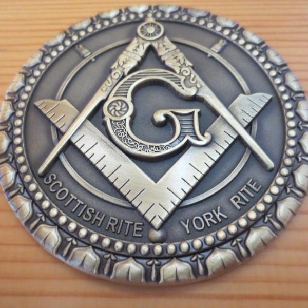 Scottish Rite Car Emblem - 3D Medallion - Bricks Masons