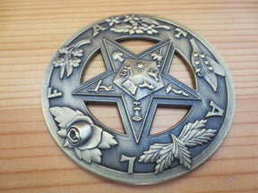 Order of the Eastern Star Masonic Auto Car Badge Emblem - Bricks Masons