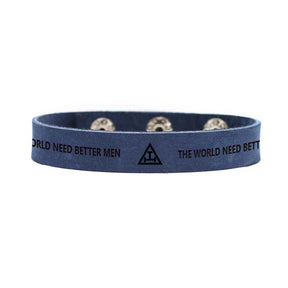Royal Arch Chapter Bracelet - Various Leather Colors - Bricks Masons
